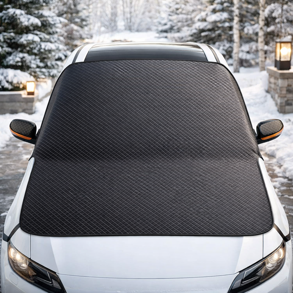 Funda parabrisas nieve | Magnética, protección hielo | Coche