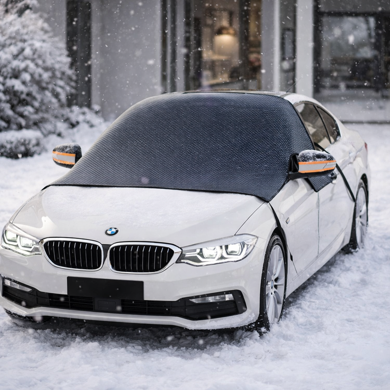 Funda parabrisas nieve | Magnética, protección hielo | Coche