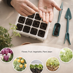Kit cultivo semillas interior | Luz crecimiento LED, domo | Plantas