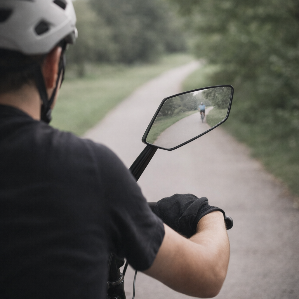 Espejo bicicleta | Plegable, ajustable | Moto, alta visibilidad, resistente