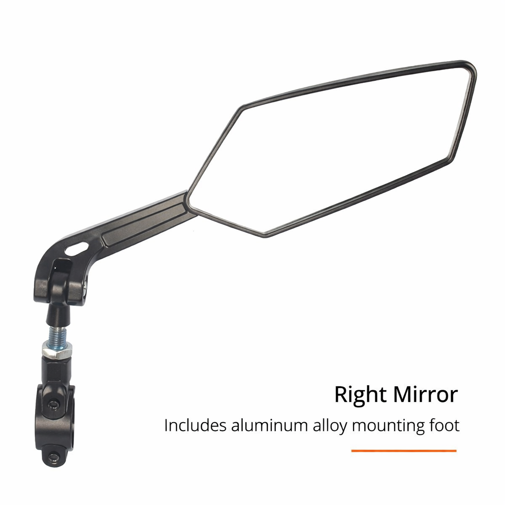 Espejo bicicleta | Plegable, ajustable | Moto, alta visibilidad, resistente
