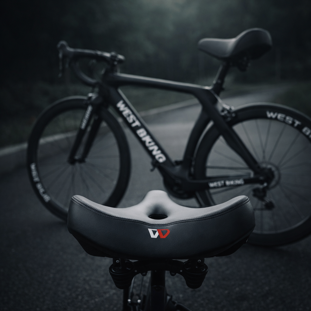 Sillín de Bicicleta | Cómodo, Ergonómico | Extra Ancho, Transpirable