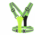 Chaleco LED | Recargable USB, alta visibilidad | Running, ciclismo, senderismo