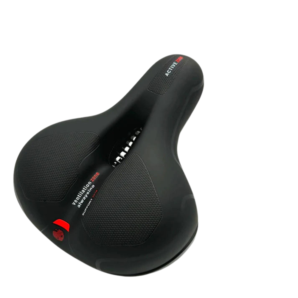 Sillín bicicleta | Ergonómico, acolchado | Cómodo, luz integrada