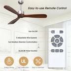 Ventilador de Techo 52" Níquel con Control Remoto - VyFlair
