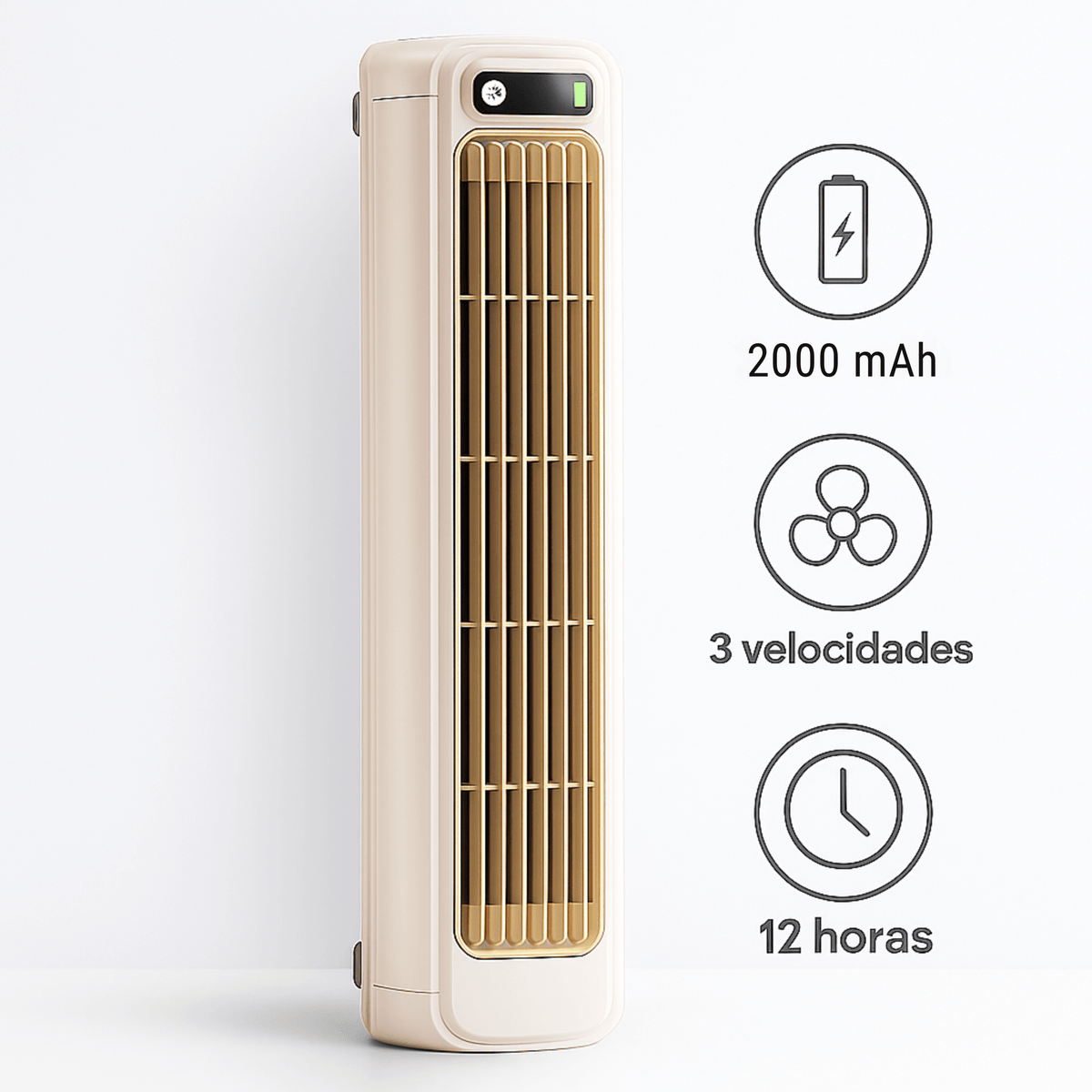Aire Acondicionado Portátil de Pared 2000mAh - VyFlair