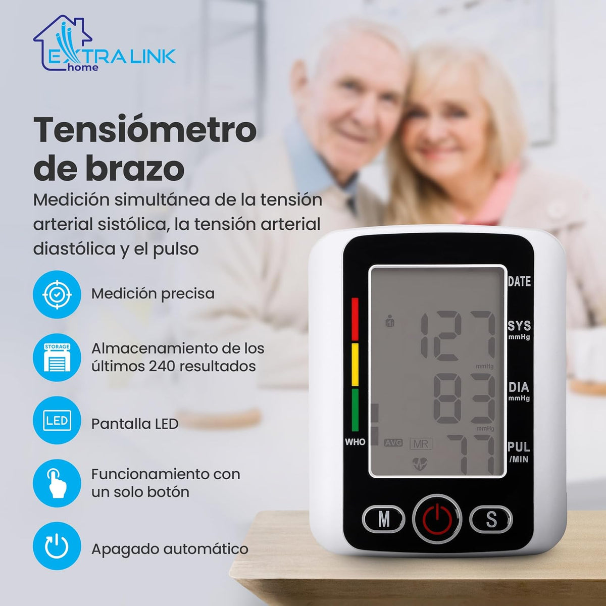 Tensiómetro Inteligente Digital con Detección de Arritmias| Vyflair - VyFlair