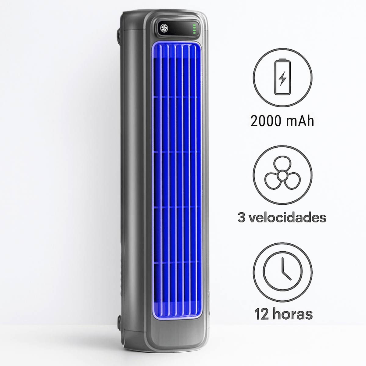 Aire Acondicionado Portátil de Pared 2000mAh - VyFlair