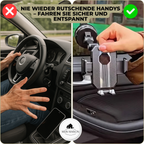 Soporte para Teléfono Auto | Ventosa Fuerte | Rotación 360° | Control de Una Mano