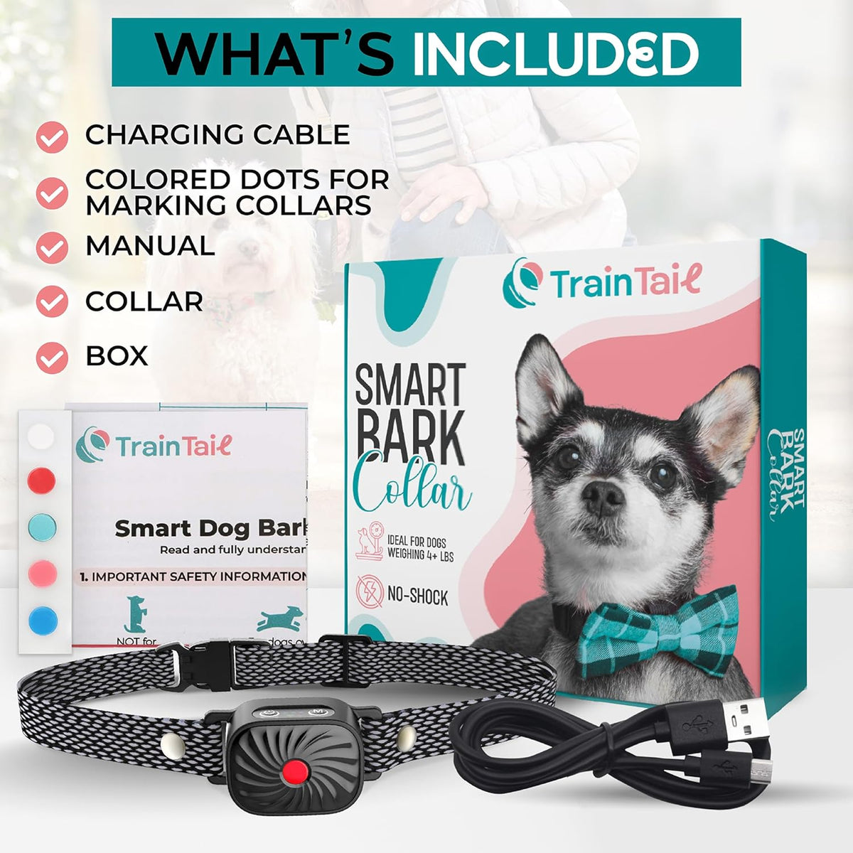 Nina | Collar Anti-Aboiement para Perros Pequeños – Entrenamiento Suave y Eficaz