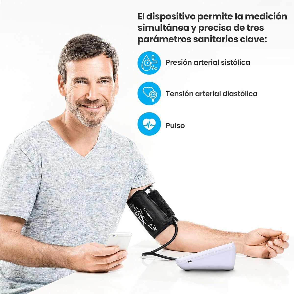 Tensiómetro Inteligente Digital con Detección de Arritmias| Vyflair - VyFlair