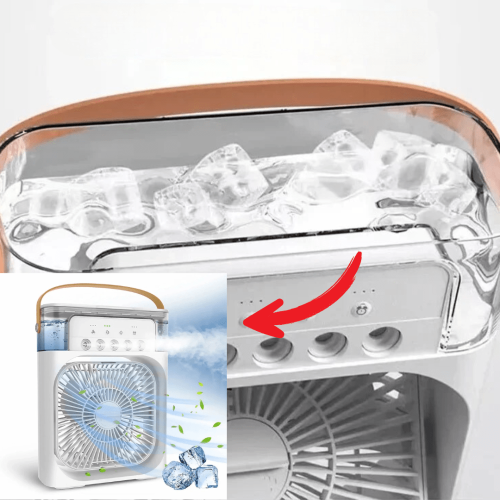 Aerosa Enfriador de Aire Portátil Silencioso LED - VyFlair