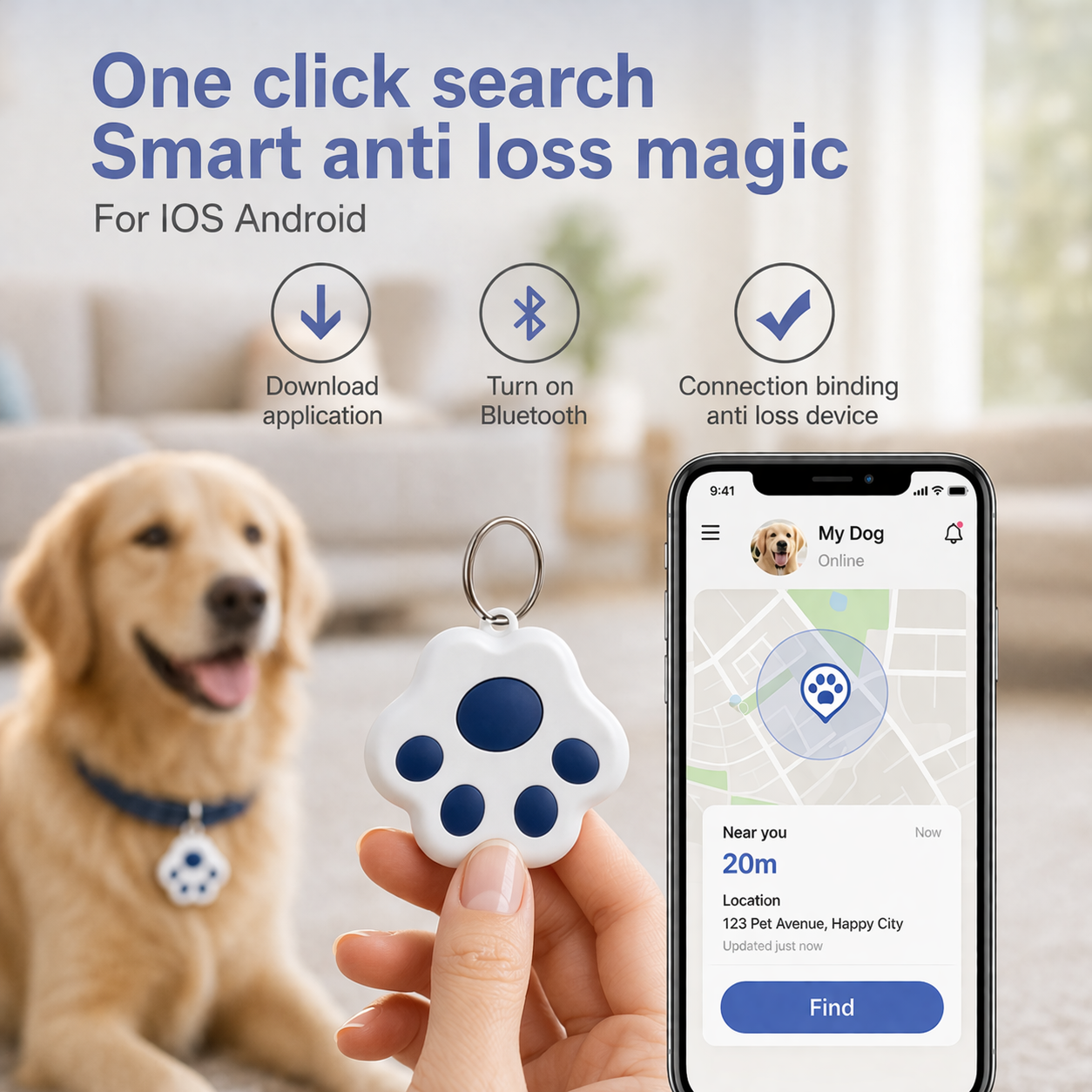 Pet GPS | Wireless, smart locator | Dogs and cats