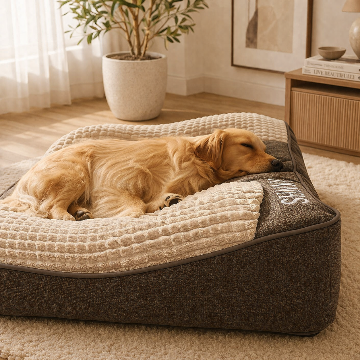 Cama perros ortopédica | Soporte firme, cómoda | Mascotas