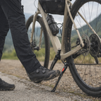 Soporte bicicleta | Ajustable, pata lateral | Resistente, estable