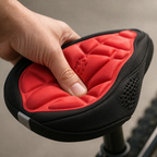 Funda sillín bicicleta | Gel, acolchada | Ajuste con cordón, cómoda