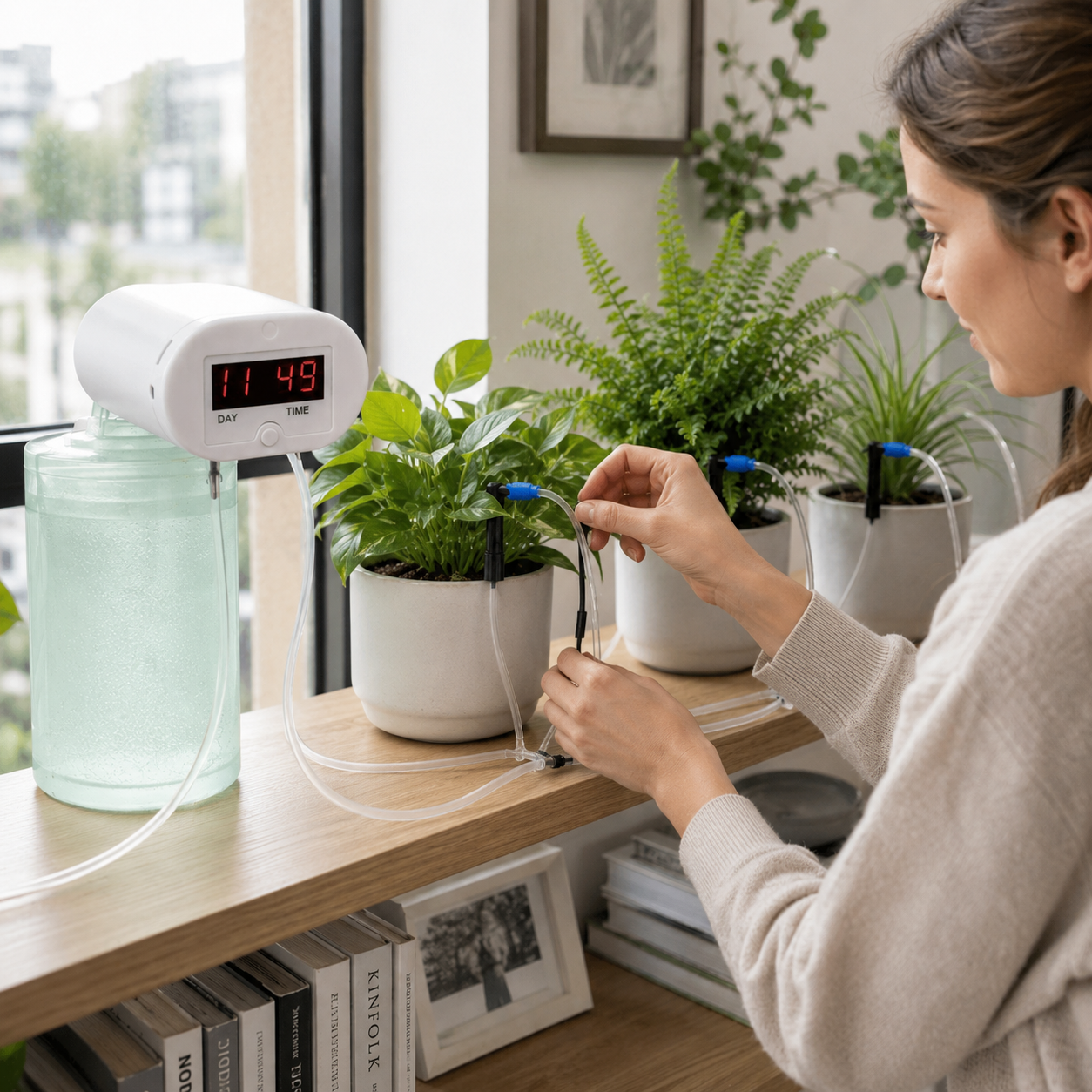 LEAFCARE - Riego Automático Inteligente - Plantas de Interior