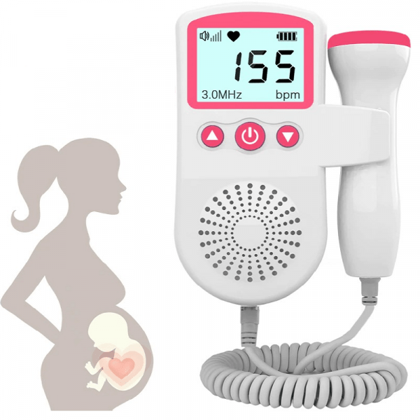Doppler Fetal Portátil con Pantalla y Altavoz - VyFlair