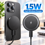 Bezdrátová nabíječka MagSafe | Magnetická pro iPhone 12 až 18 | Rychlé nabíjení 15W