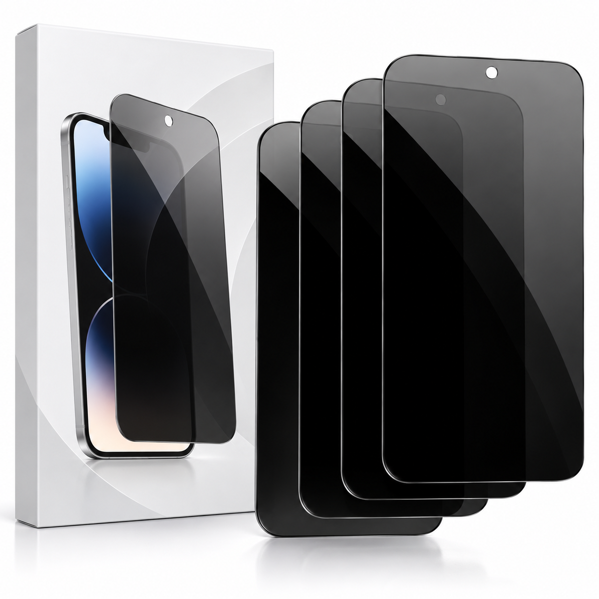 Protector de Pantalla iPhone | Vidrio Templado, Privacidad | iPhone 15 a 18 Pro Max
