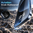 Protector de Pantalla iPhone | Vidrio Templado, Privacidad | iPhone 15 a 18 Pro Max