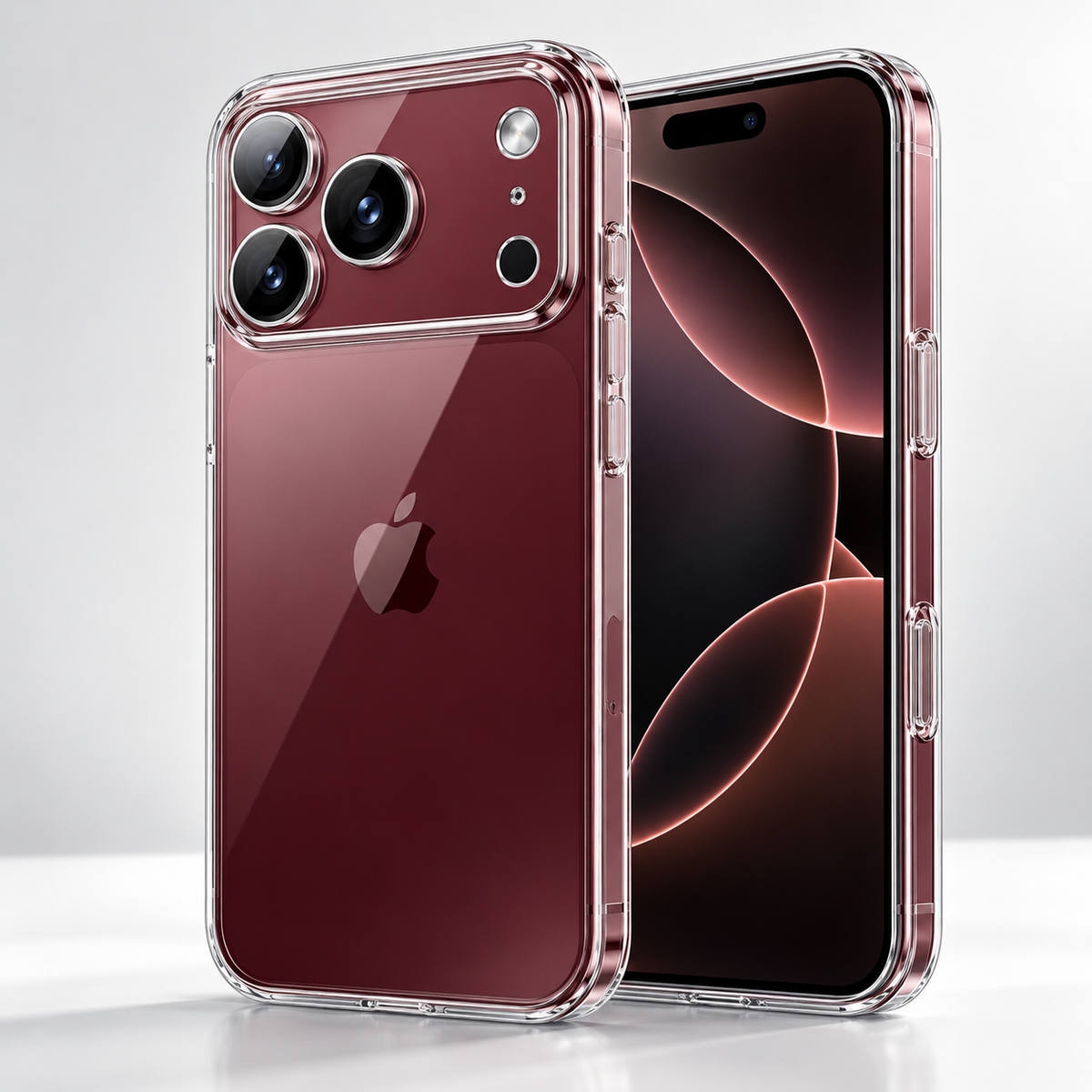 Funda para iPhone 18 | Transparente, Antiamarilla, Protección Cámara | PC Cristal