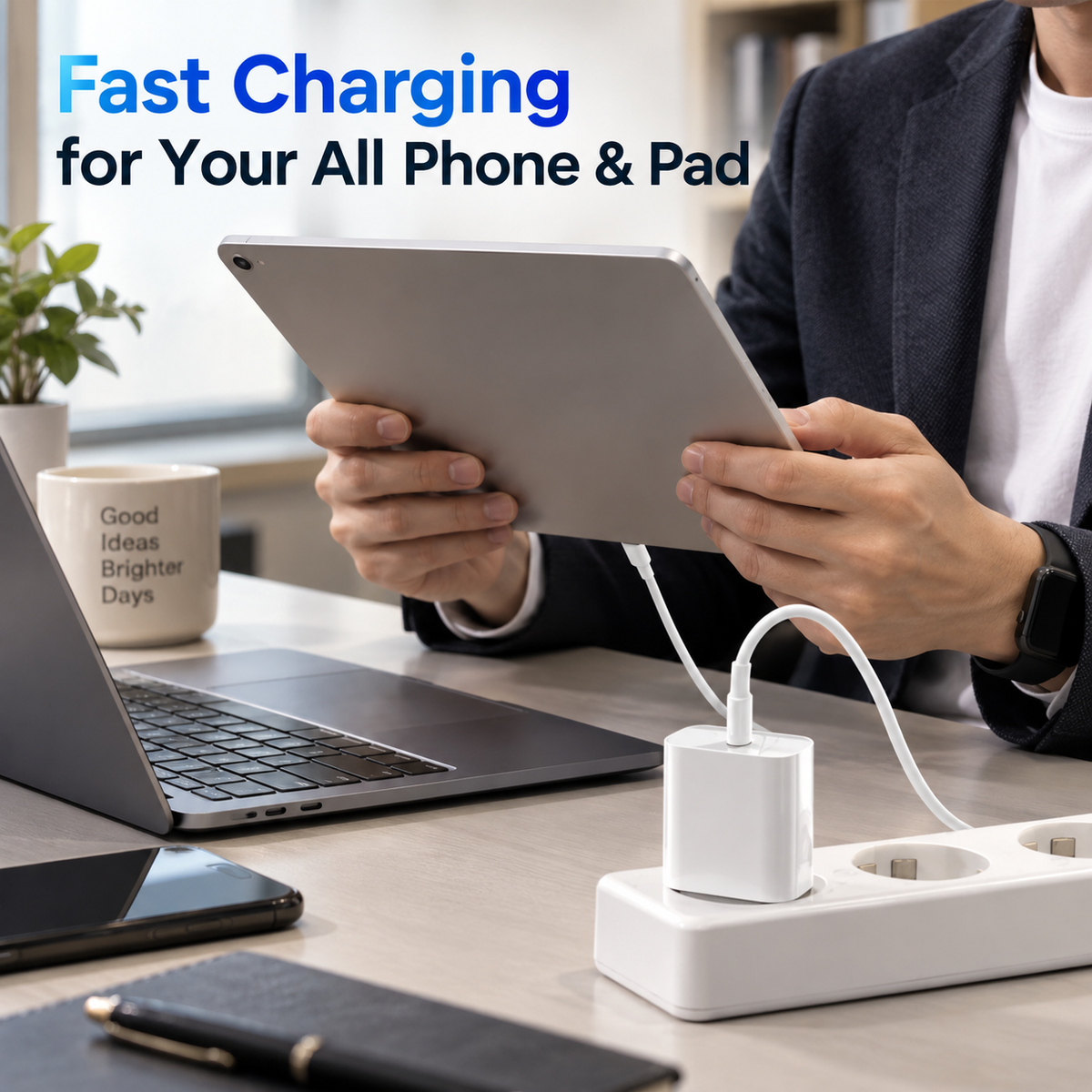 Ładowarka USB C 40W | Szybkie ładowanie PD do iPhone'a 15 do 18, iPada | Szybkie ładowanie