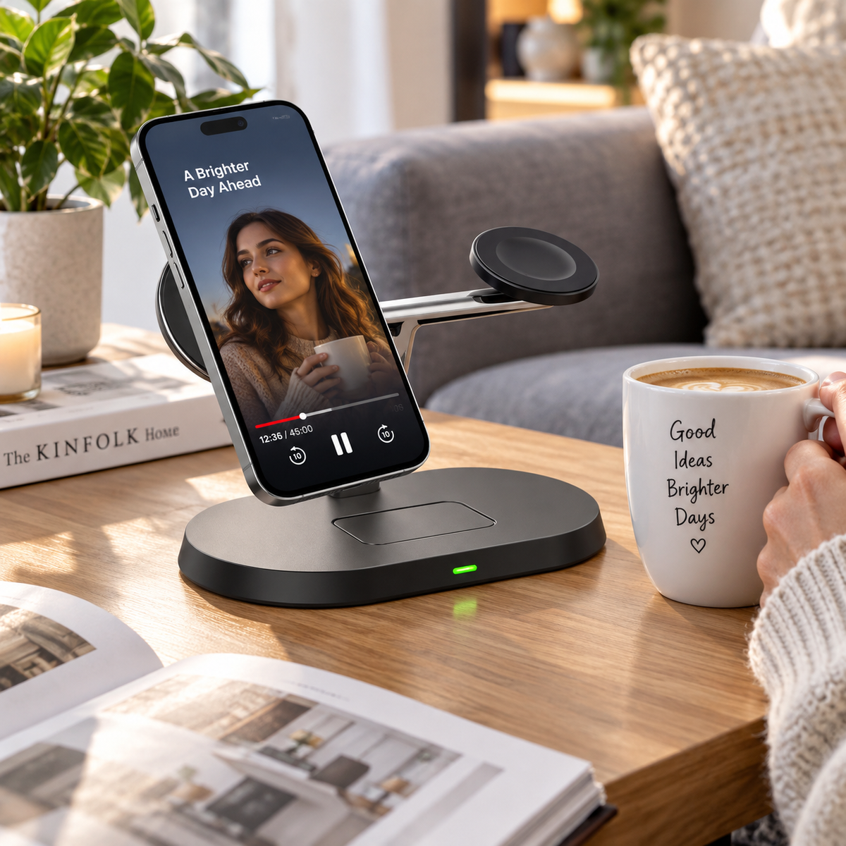 3-in-1 Wireless Charger | MagSafe for iPhone, Apple Watch, AirPods | 15W