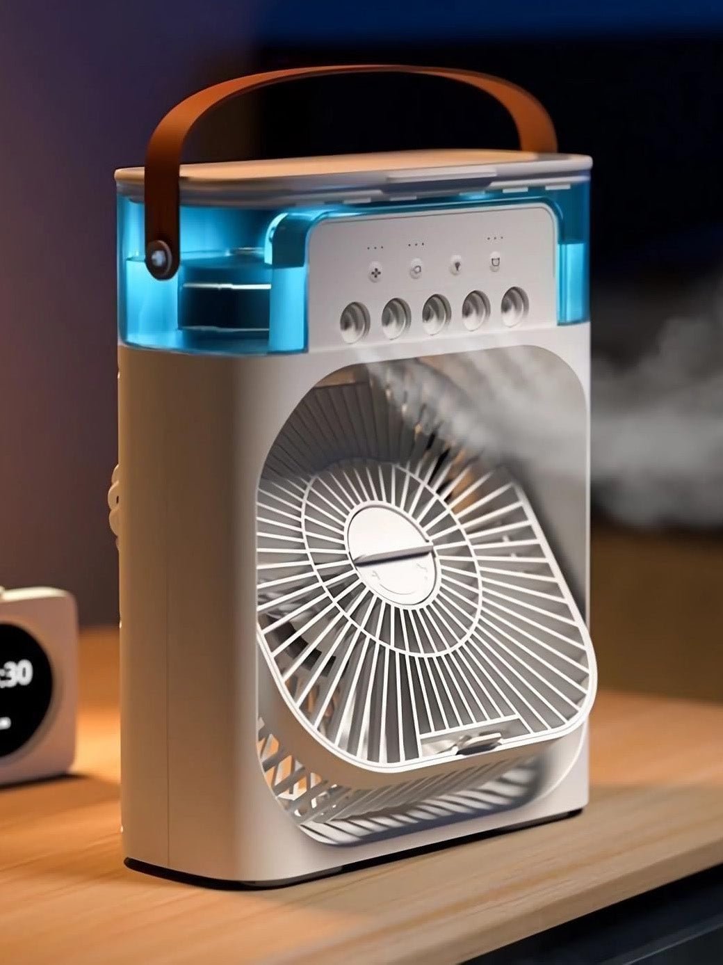 Mini Ventilador de Niebla de Hielo 2 en 1 Portátil - VyFlair
