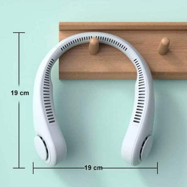 Ventilador de Cuello Inalámbrico 360° Portátil Silencioso - VyFlair