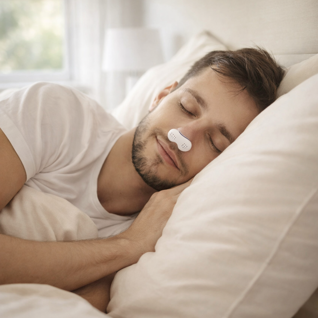 Dispositivo Anti-Ronquidos y Purificador de Aire 2 en 1 | Disfruta de un buen descanso nocturno