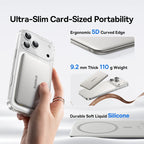 Batería Portátil Magnética 5000mAh | Carga Inalámbrica 15W, Delgada | Compatible iPhone Samsung