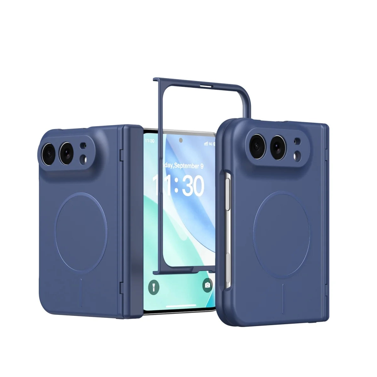 Funda iPhone Duo | Magnética MagSafe, Protección Bisagra | PC+