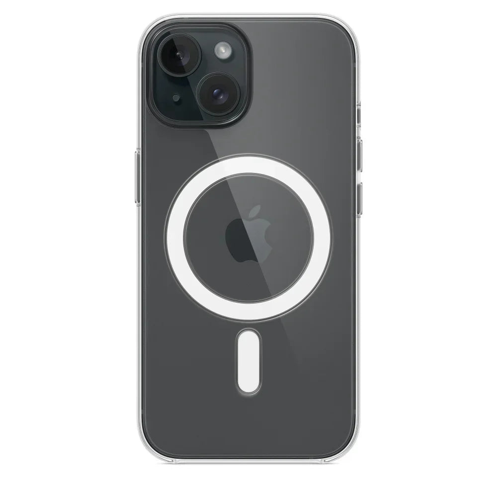 Funda Transparente MagSafe para iPhone | Silicona Magnética, Antigolpes | Compatible 11-18