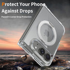 Funda iPhone Magnética 360° | Transparente, Antigolpes, Soporte | MagSafe