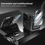 Funda con Carga Inalámbrica Magnética | iPhone Duo, Soporte 360°, Vidrio Templado