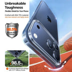 Funda Transparente para iPhone | Ultrafina, Antigolpes, Anticlamarillamiento | Cristal