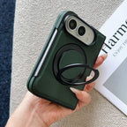 Funda Magnética iPhone | Soporte 360°, Piel, Antigolpes | MagSafe