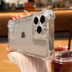 Funda iPhone Transparente | Doble Capa, Antigolpes, Airbag | 7 a 18 Pro Max