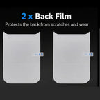 Protector de Pantalla para iPhone | Hidrogel HD, Interior Exterior | Suave 6 en 1