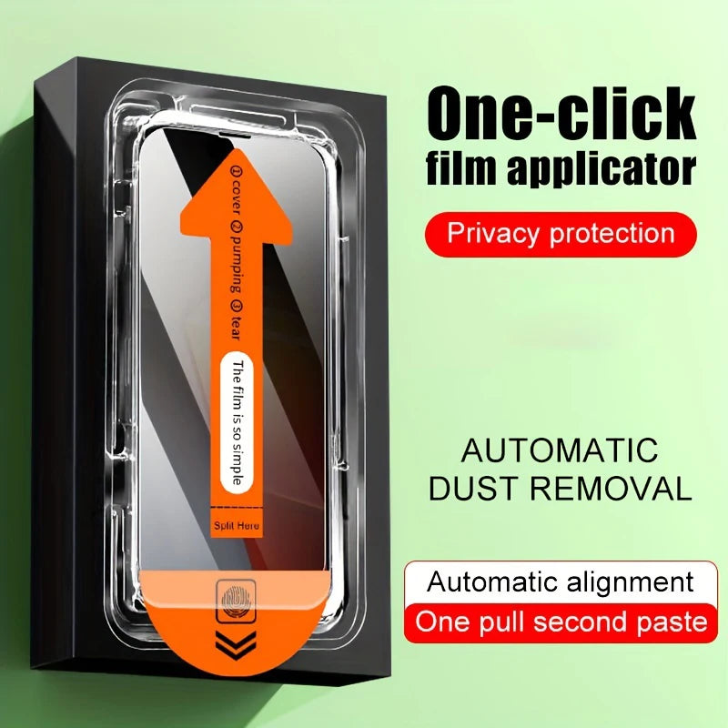 Protector de Pantalla iPhone | Privacidad, Vidrio Templado 9H | Anti-Espía, Anti-Huella