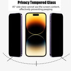 Protector de Pantalla iPhone | Cristal Templado Anti Espía | iPhone 11 al 18