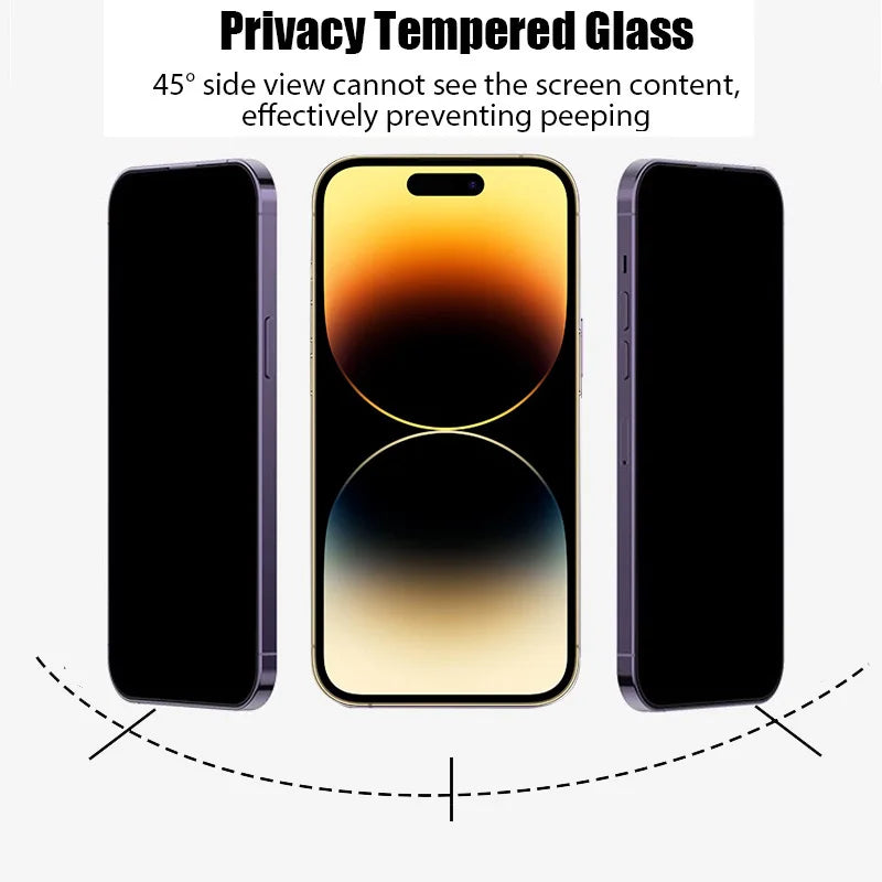 Protector de Pantalla iPhone | Cristal Templado Anti Espía | iPhone 11 al 18