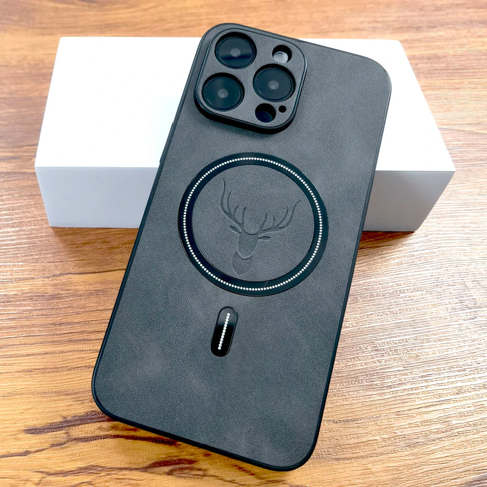 Funda iPhone Cuero | Compatible MagSafe, Antihuellas | Diseño Animal