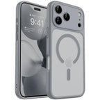 Funda iPhone Magnética Mate | Compatible MagSafe | Transparente, Antihuella