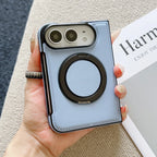 Funda Magnética iPhone | Soporte 360°, Piel, Antigolpes | MagSafe