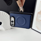 Funda iPhone con Anillo Magnético | MagSafe, Cuero, Anticaída | Soporte y Carga Inalámbrica