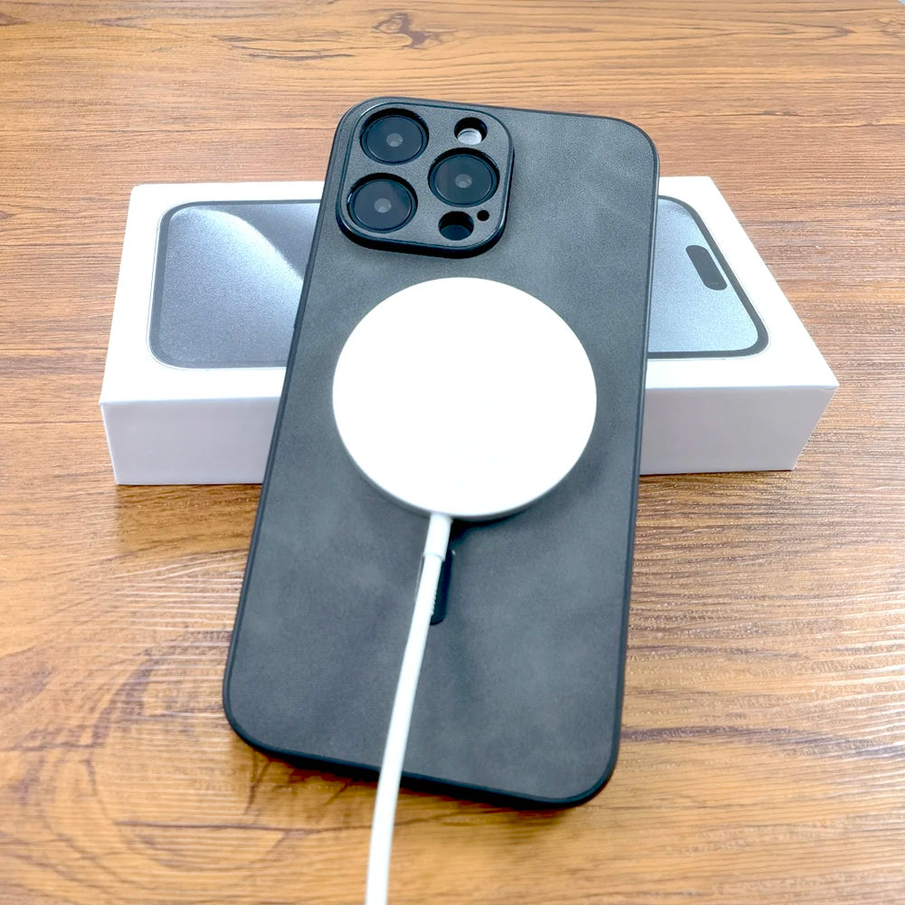 Funda iPhone Cuero | Compatible MagSafe, Antihuellas | Diseño Animal