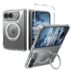 Funda iPhone Magnética 360° | Transparente, Antigolpes, Soporte | MagSafe