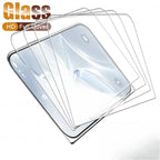 Protector de Pantalla iPhone | Vidrio Templado 9H, HD Transparente | 1-5 Unidades